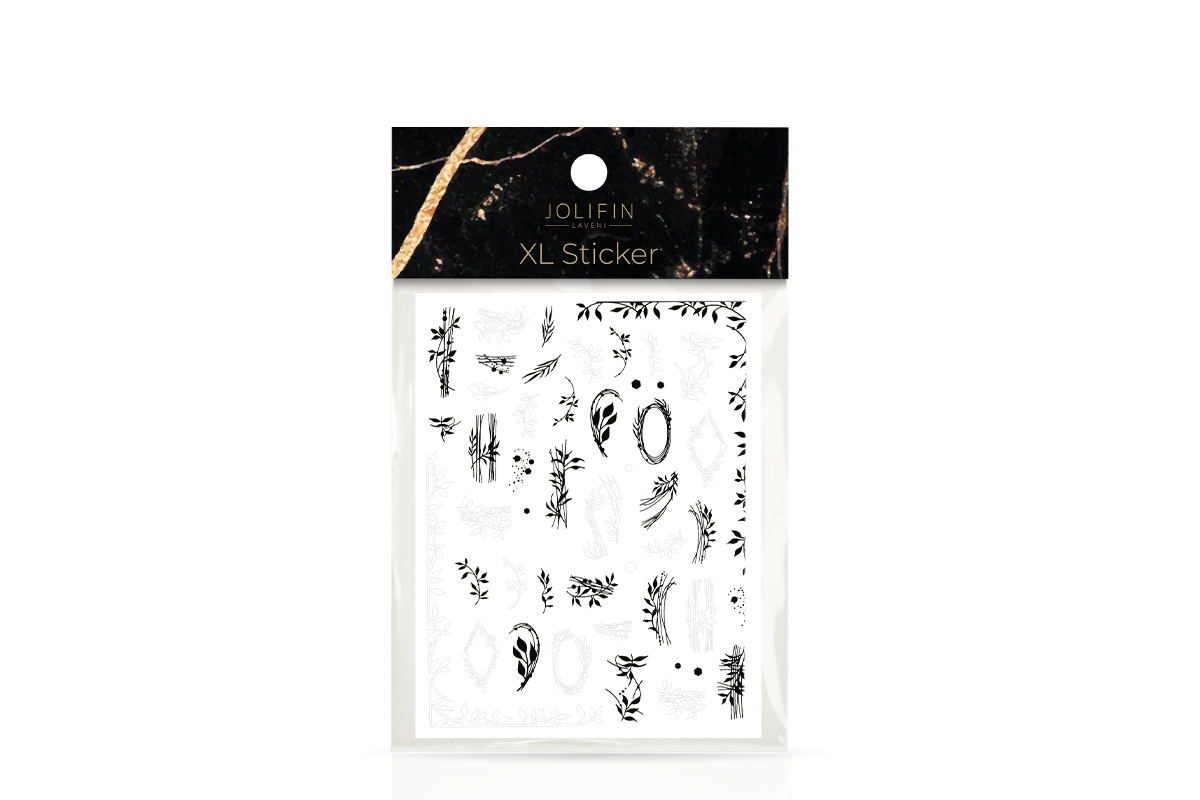 Jolifin LAVENI XL Sticker - black & white No. 12