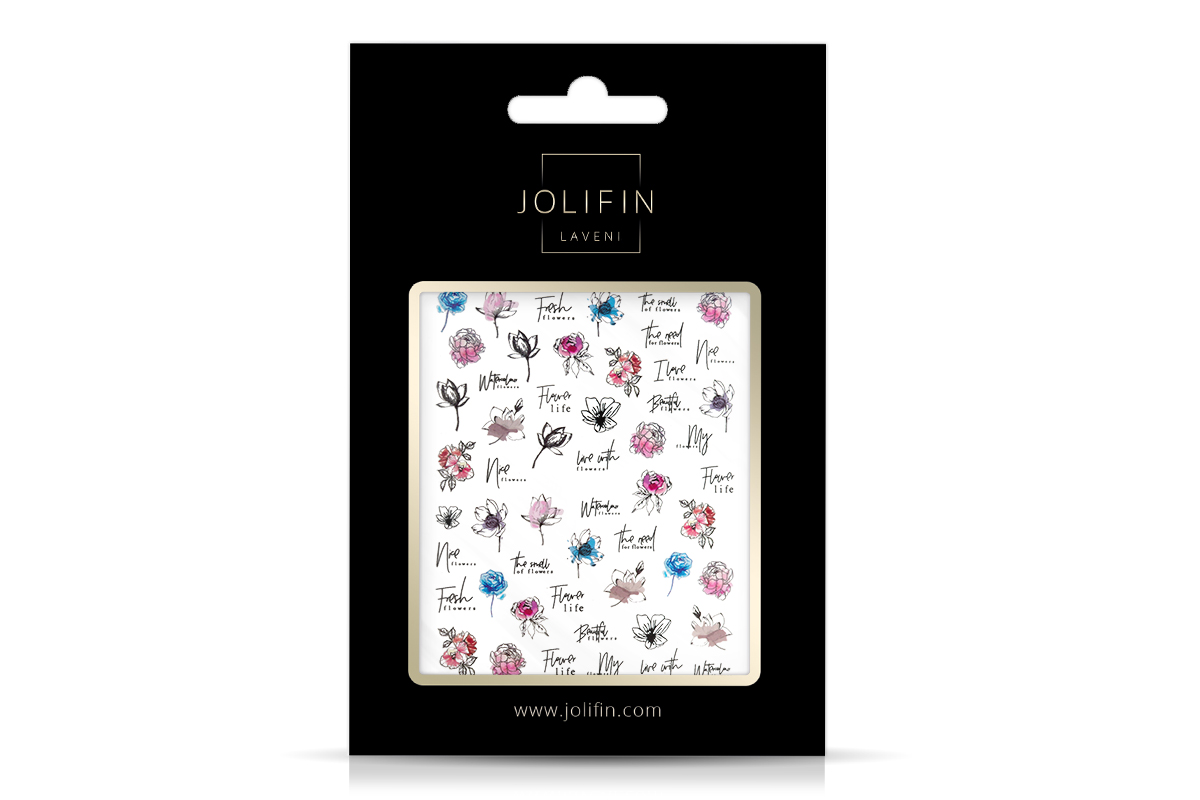 Jolifin LAVENI XL Sticker - Flowers Nr. 17