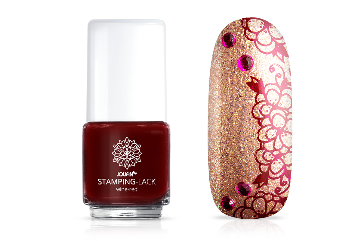 Jolifin Stamping-Lack wine-red 12ml