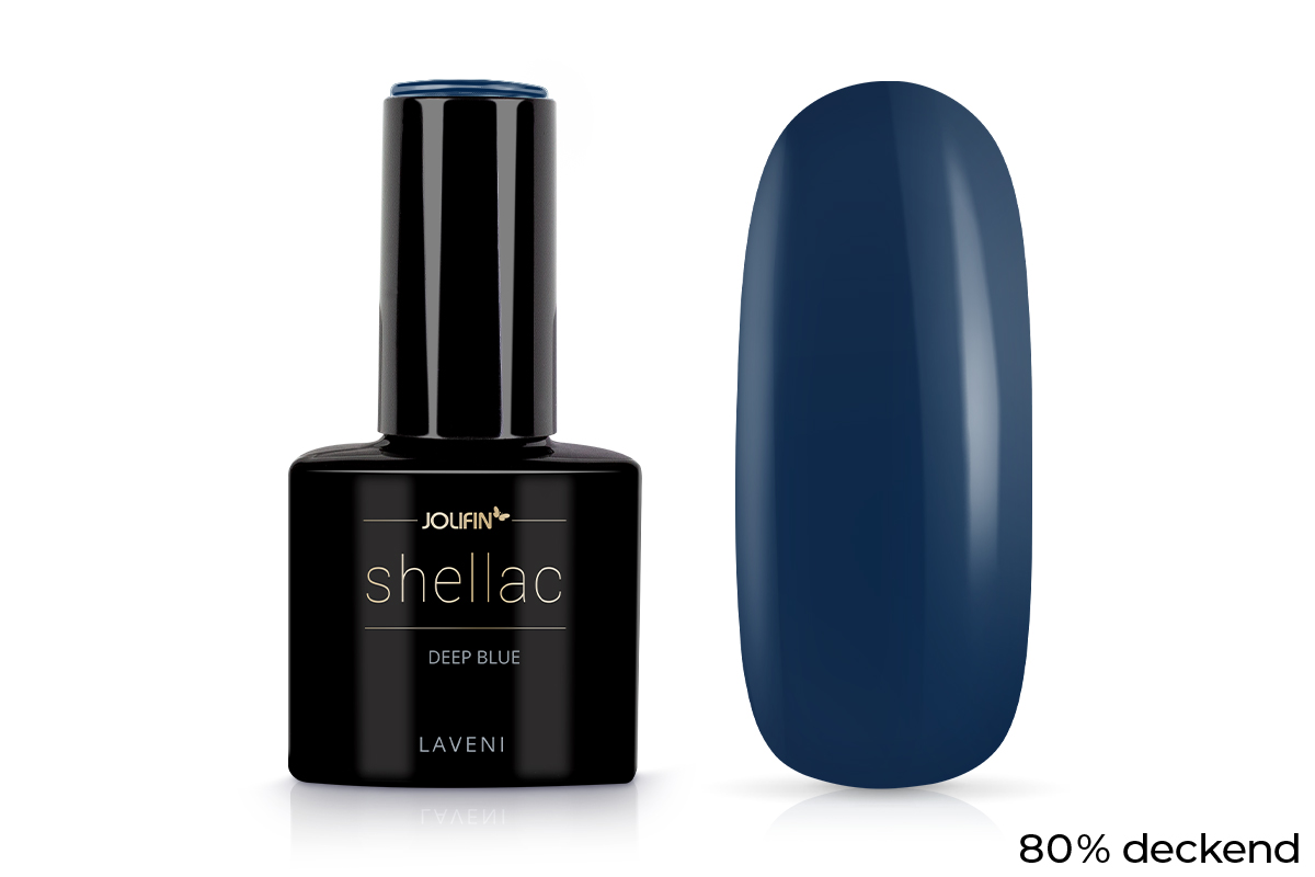 Jolifin LAVENI Shellac - deep blue 10ml