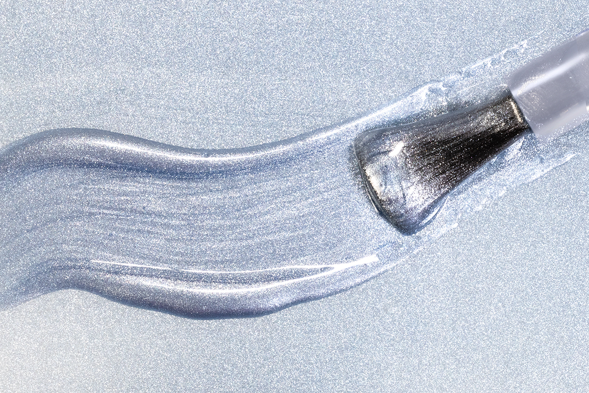 Jolifin LAVENI Shellac - satin pearl blue 10ml