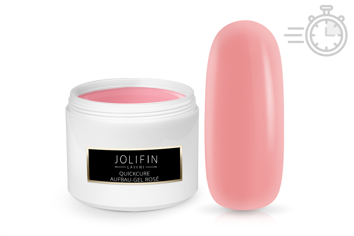 Jolifin LAVENI Refill - QuickCure Aufbau-Gel rosé 250ml