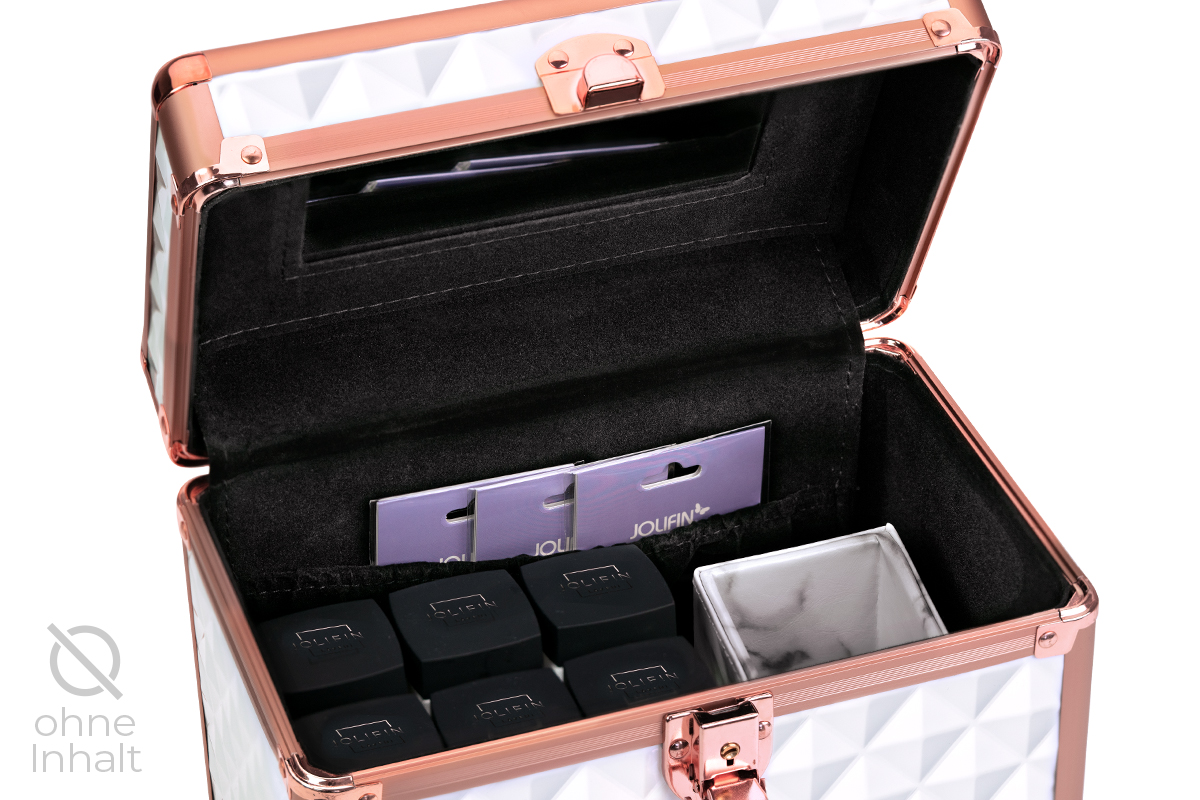 Jolifin Mobiler Kosmetik Koffer mini - white