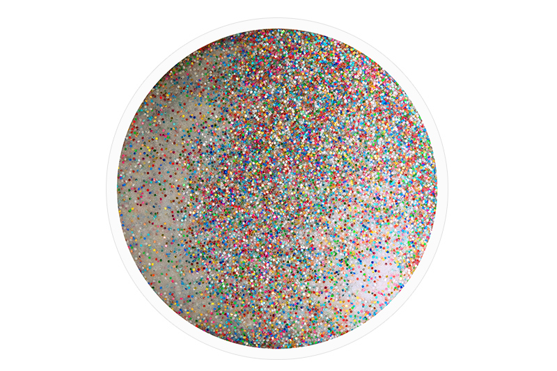 Jolifin Acryl Farbpulver - rainbow glitter 5g