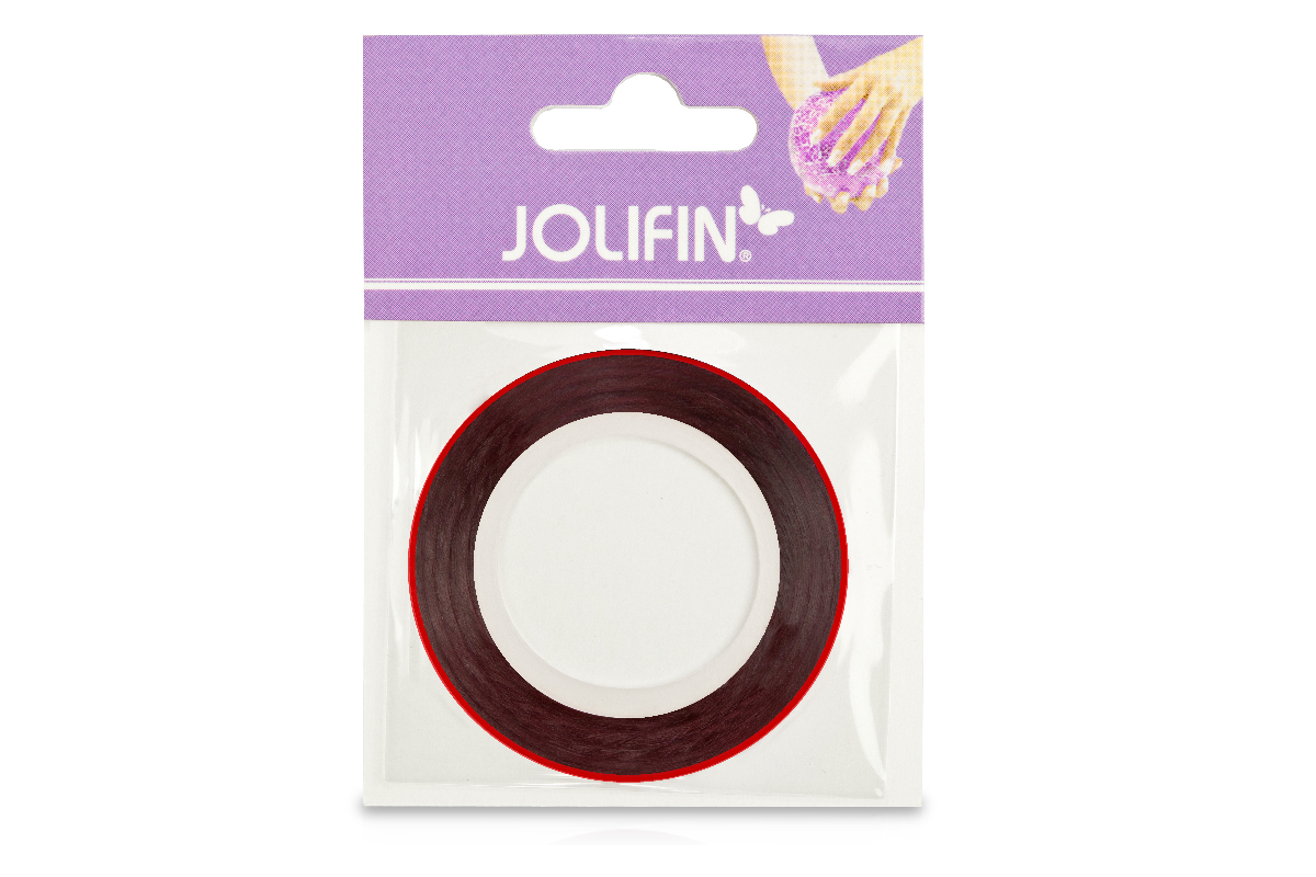 Jolifin Pinstripes hologramm rot - 2mm