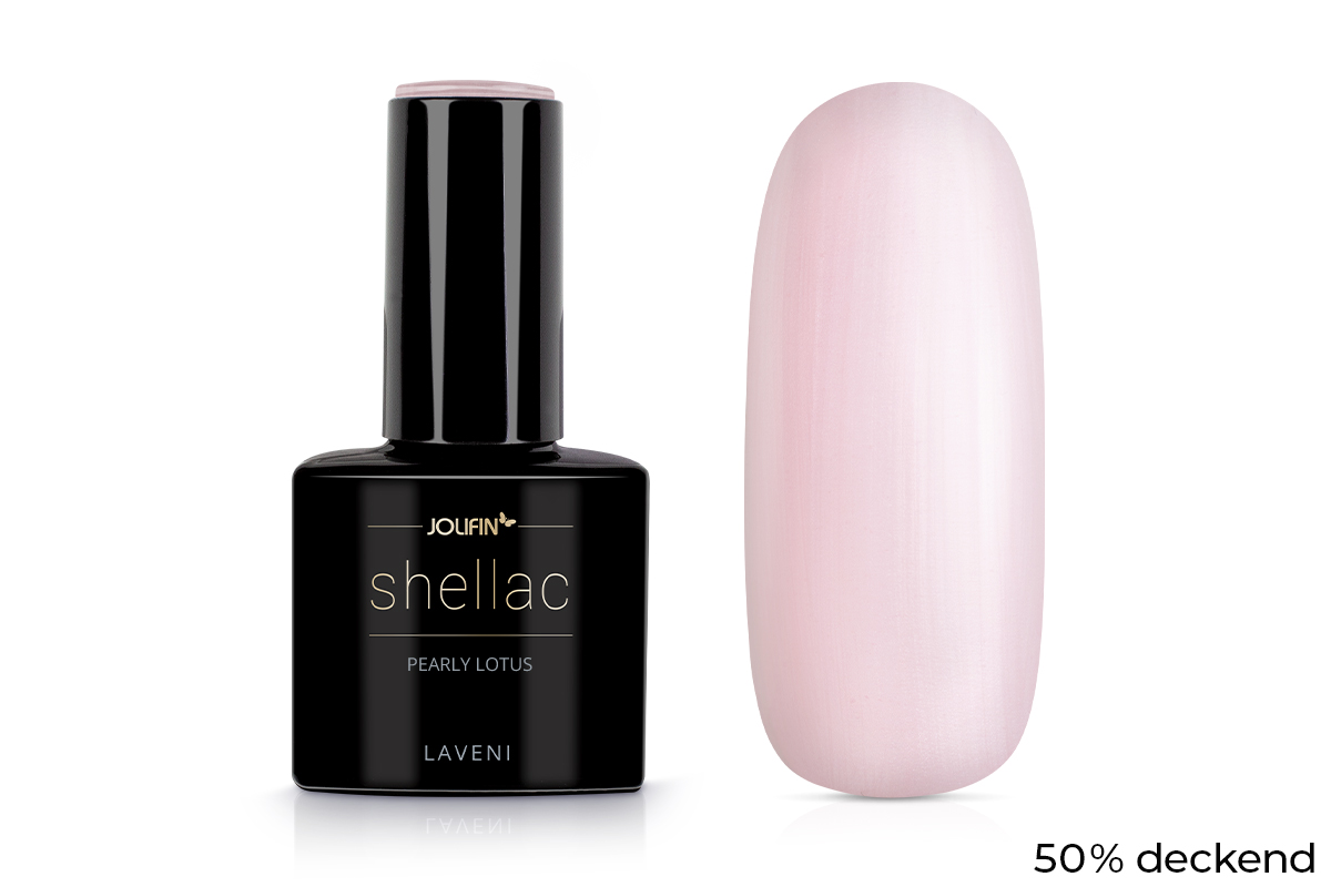 Jolifin LAVENI Shellac - pearly lotus 10ml