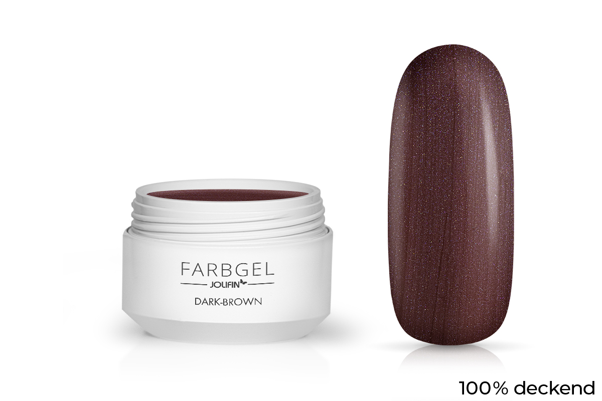 Jolifin Farbgel dark-brown 5ml