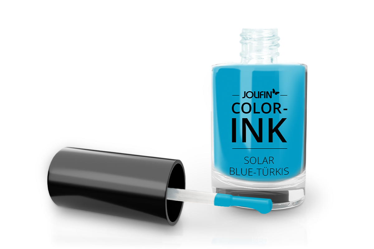 Jolifin Color-Ink - Solar blue-türkis 6ml