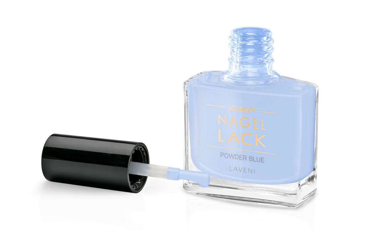 Jolifin LAVENI Nagellack - powder blue 9ml