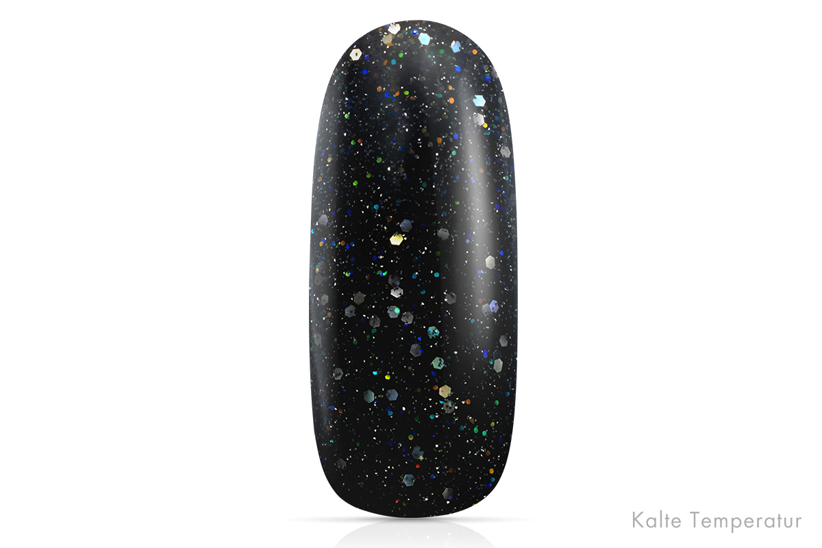 Jolifin LAVENI Shellac - Thermo black-grey Glitter 10ml Jolifin LAVENI Shellac - Thermo black-grey Glitter 10ml