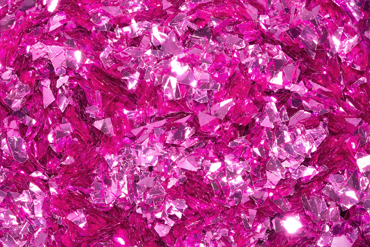 Jolifin Mini Soft Foil Flakes - pink