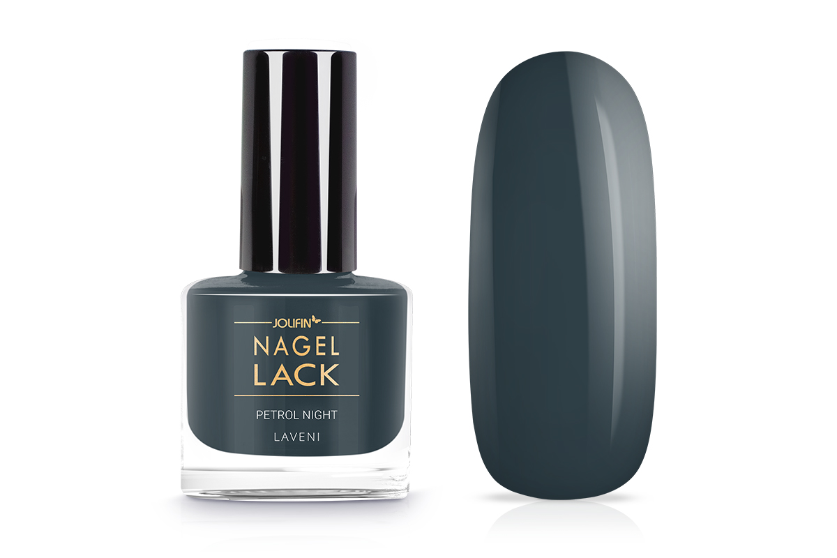 Jolifin LAVENI Nagellack - petrol night 9ml