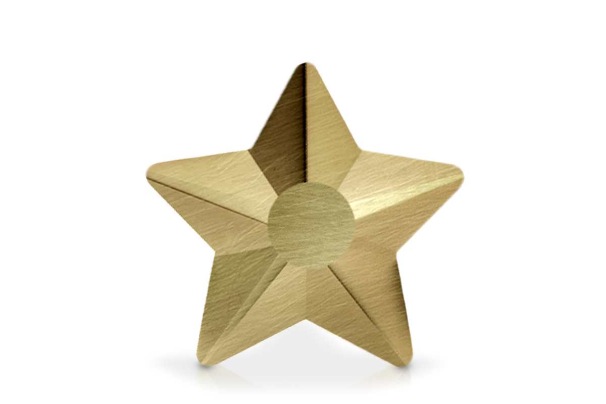Jolifin LAVENI Strass-Diamond - golden stars