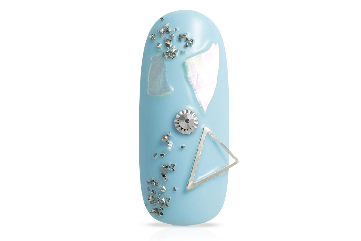 Jolifin LAVENI Strass-Display - Nailart Mix silver