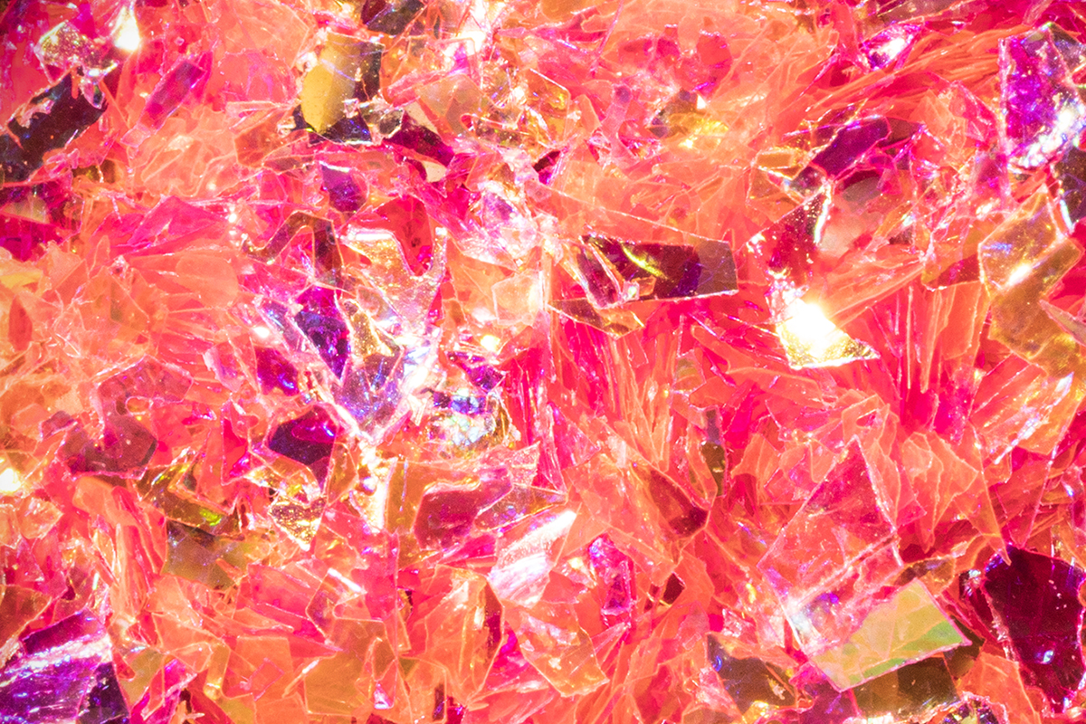 Jolifin LAVENI Mermaid Flakes Glitter - pink-coral
