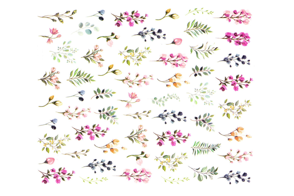 Jolifin LAVENI XL Sticker - Flowers Nr. 27