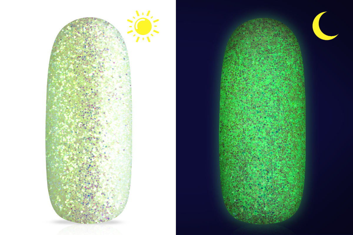 Jolifin Extreme Nightshine Glitter Powder - pastel neon-green