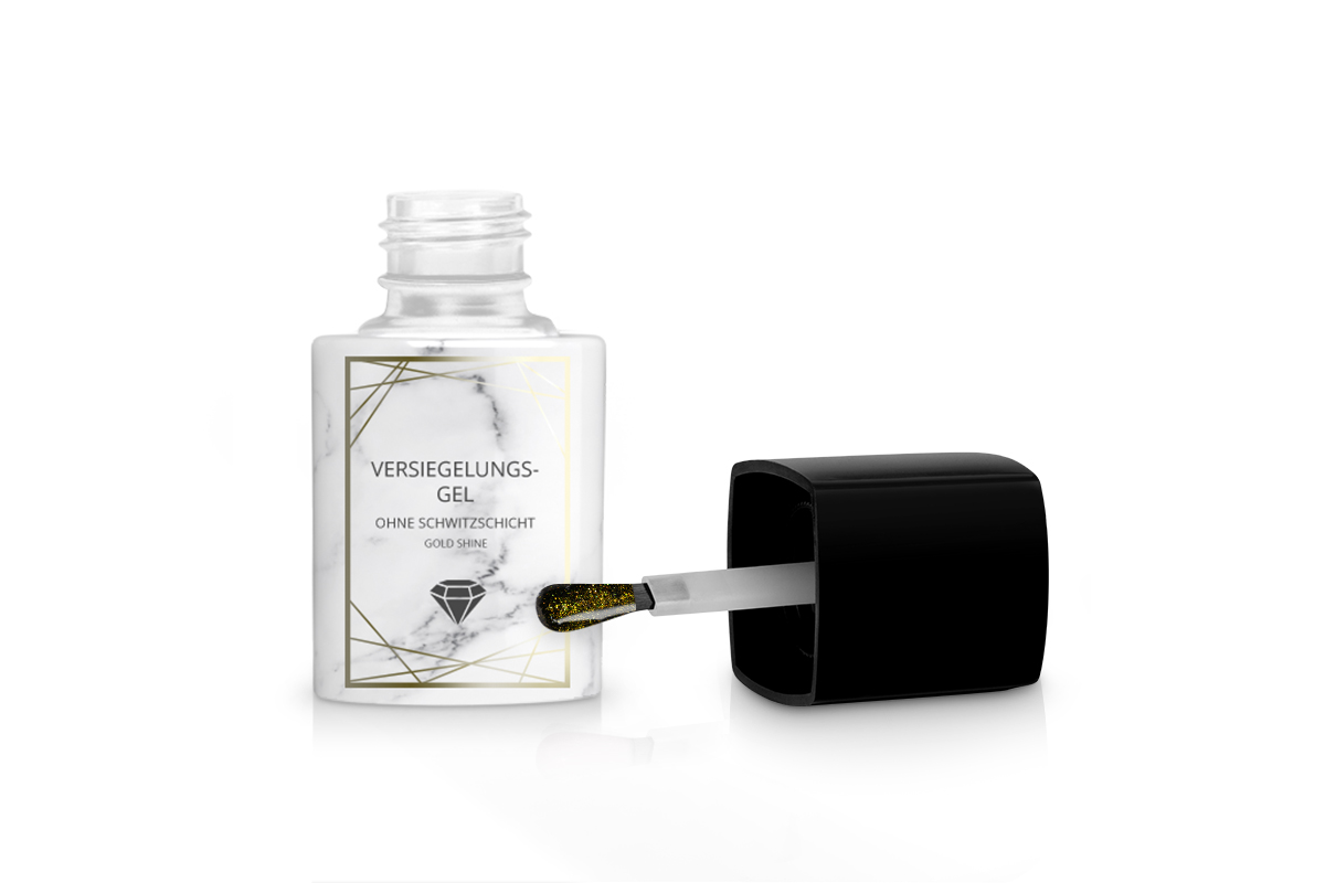 Jolifin LAVENI PRO - Sealing gel without sweat layer gold shine 11ml