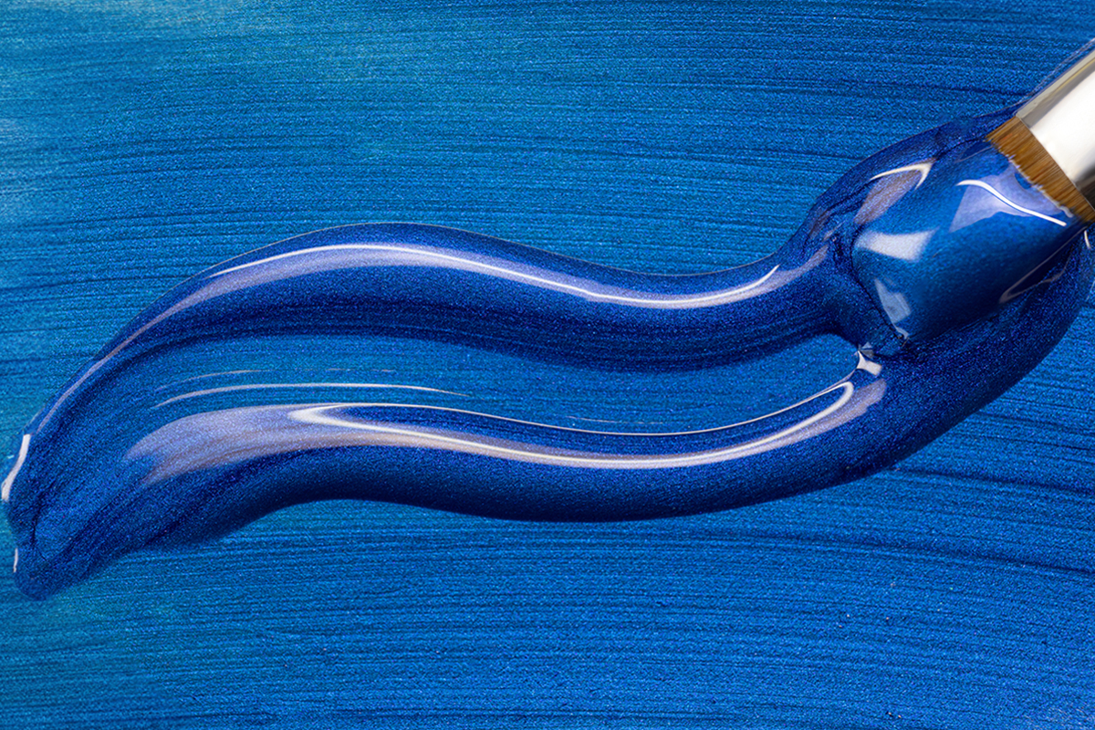 Jolifin LAVENI Farbgel - blue Glimmer 5ml