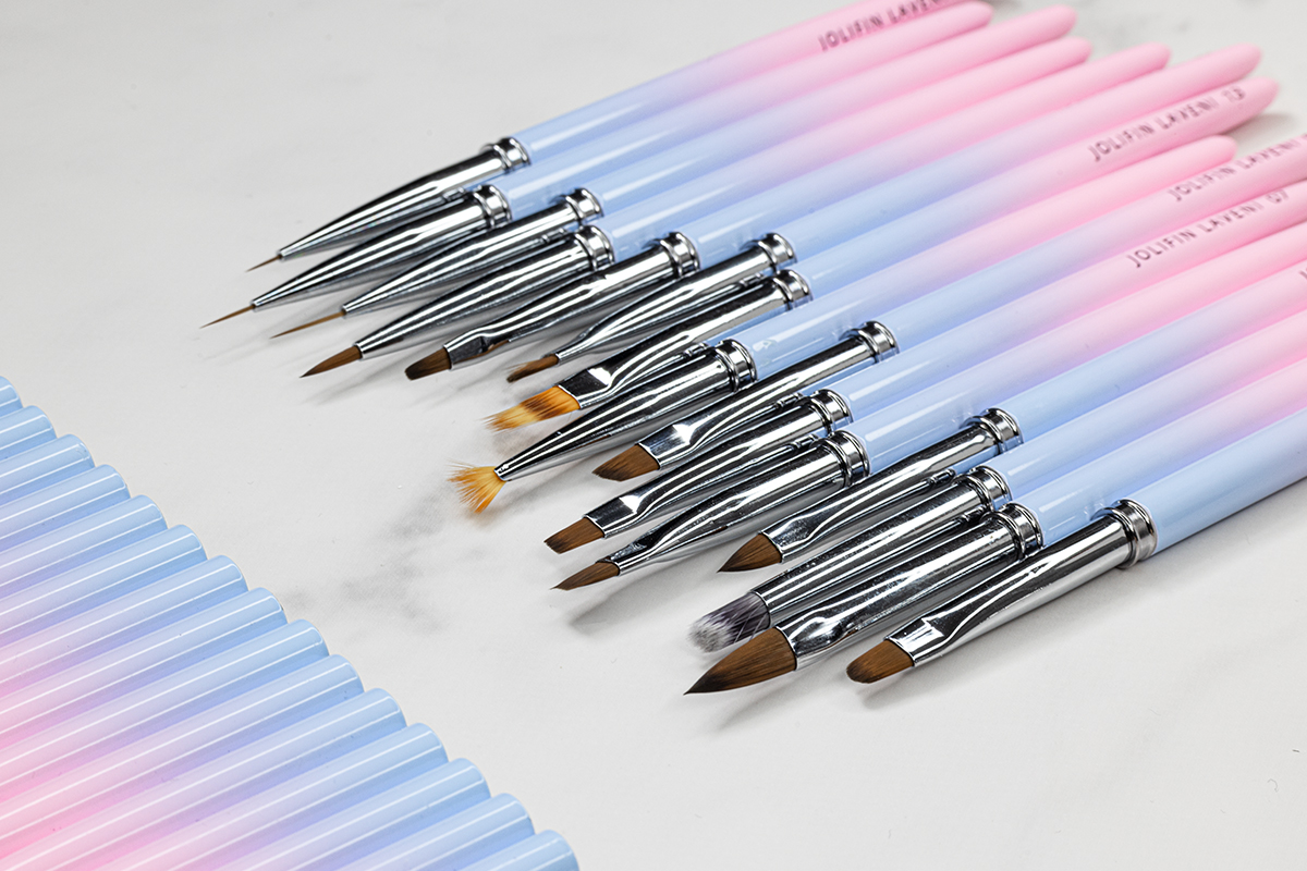 Jolifin LAVENI Pinselset - Professional to go pastell