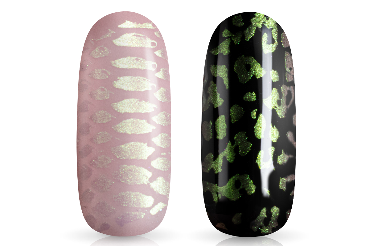 Jolifin Stamping-Lack - aurora FlipFlop gold & green 12ml