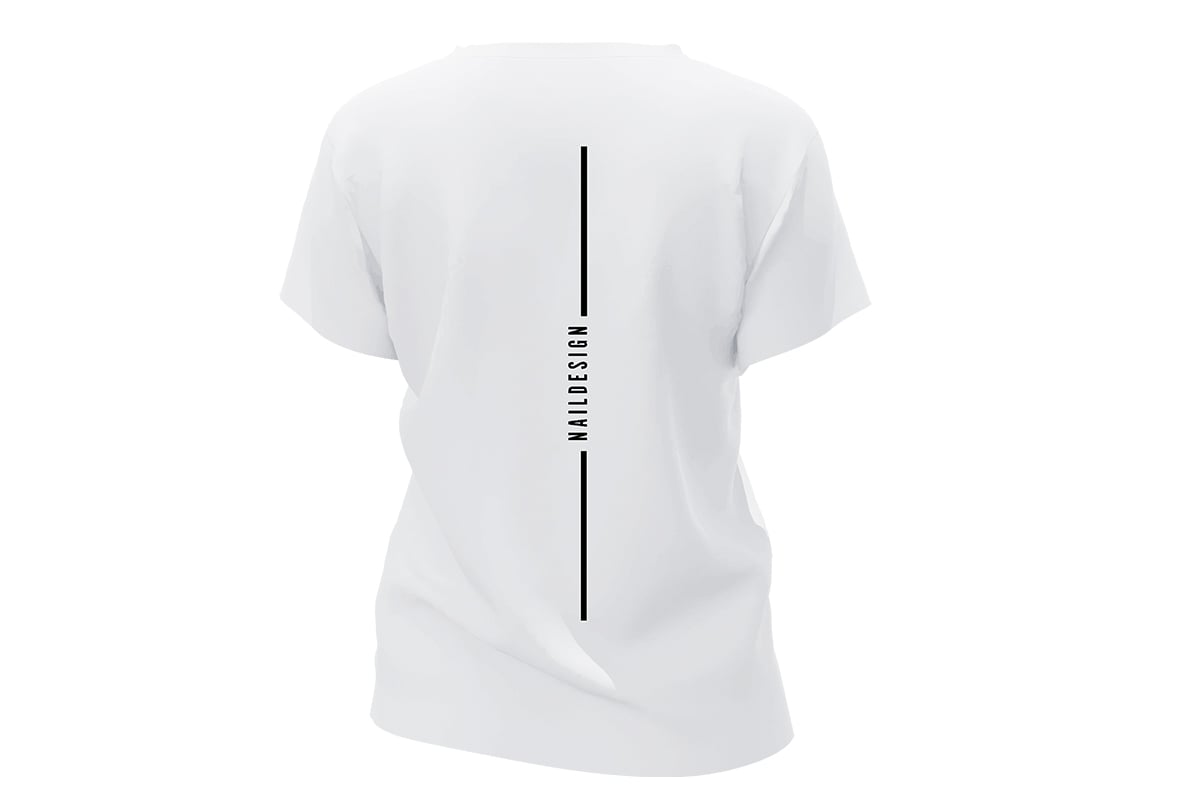Jolifin T-Shirt V-Ausschnitt - weiß Gr. L