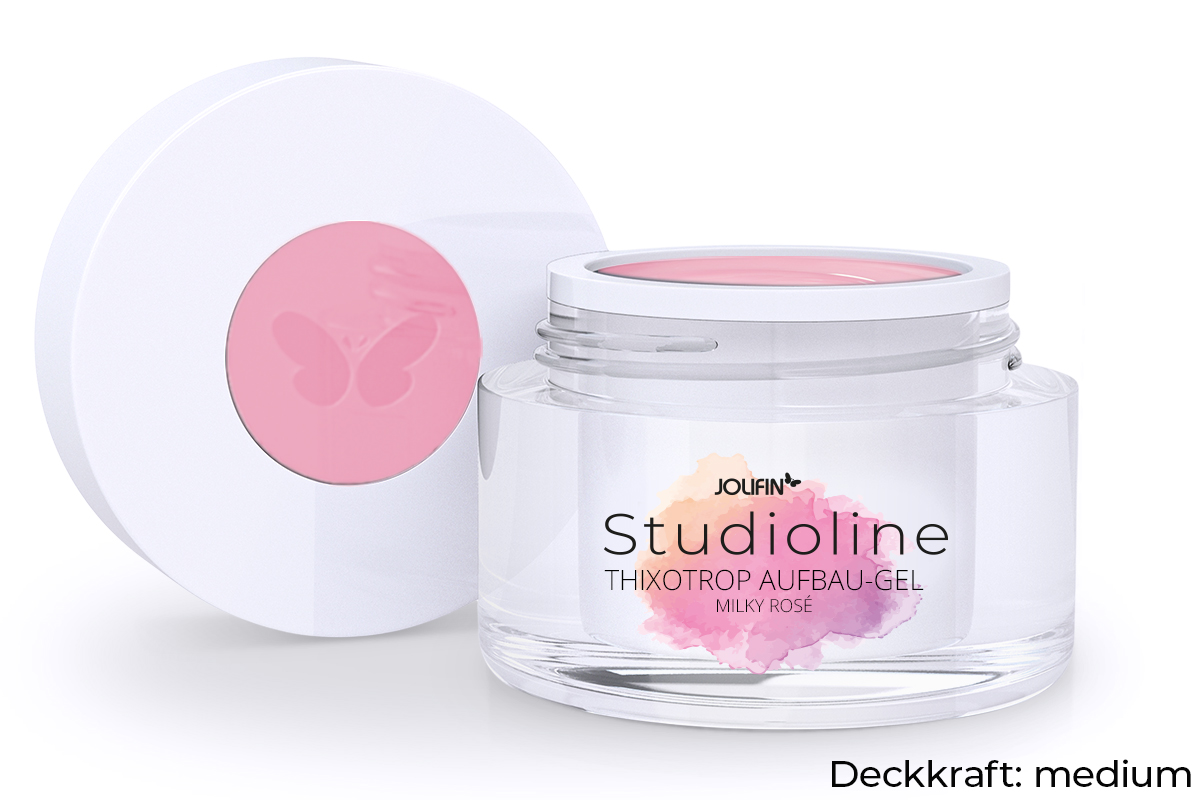 Jolifin Studioline - Thixotrope build-up gel milky rosé 30ml