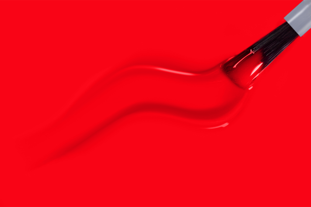 Jolifin LAVENI Shellac - electric neon-red 10ml