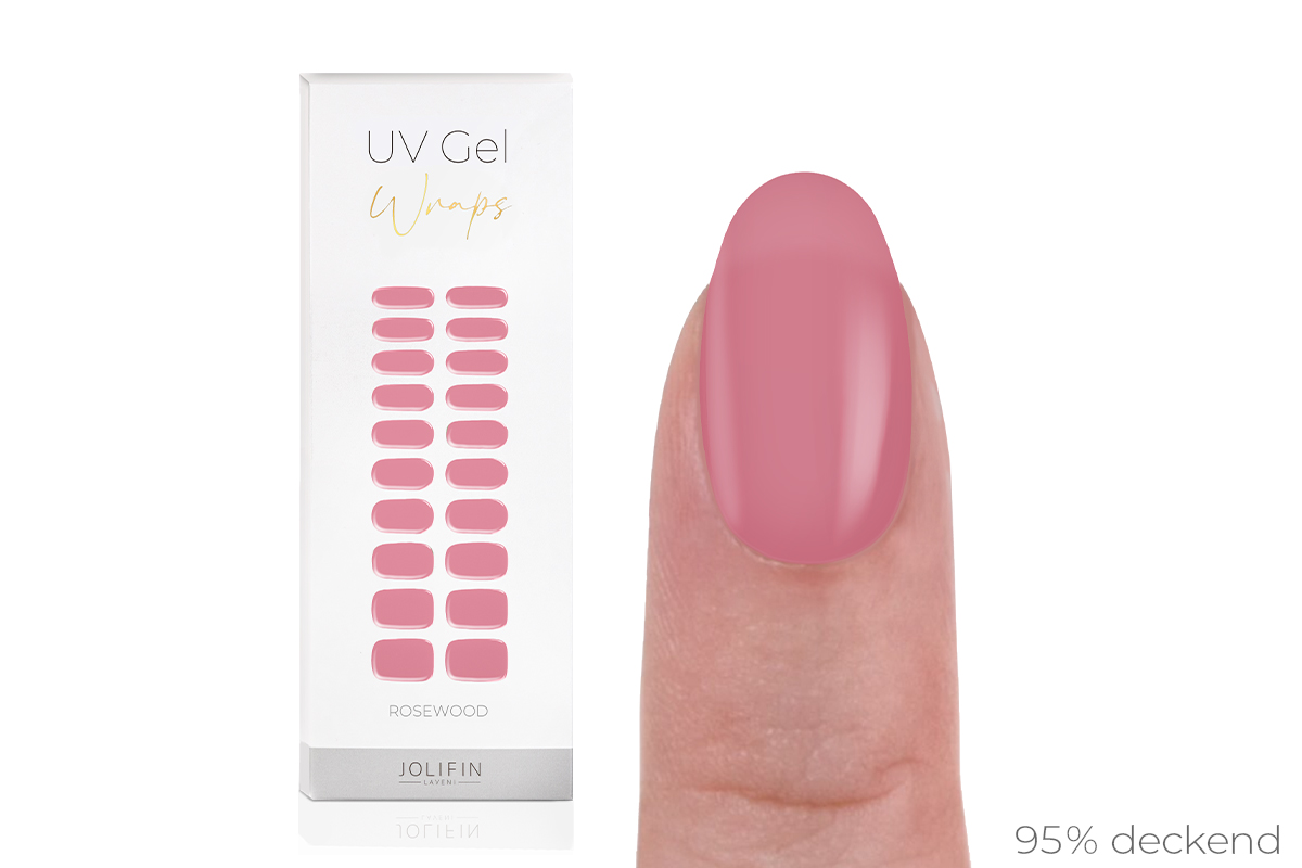Jolifin LAVENI UV Gel-Wraps - rosewood