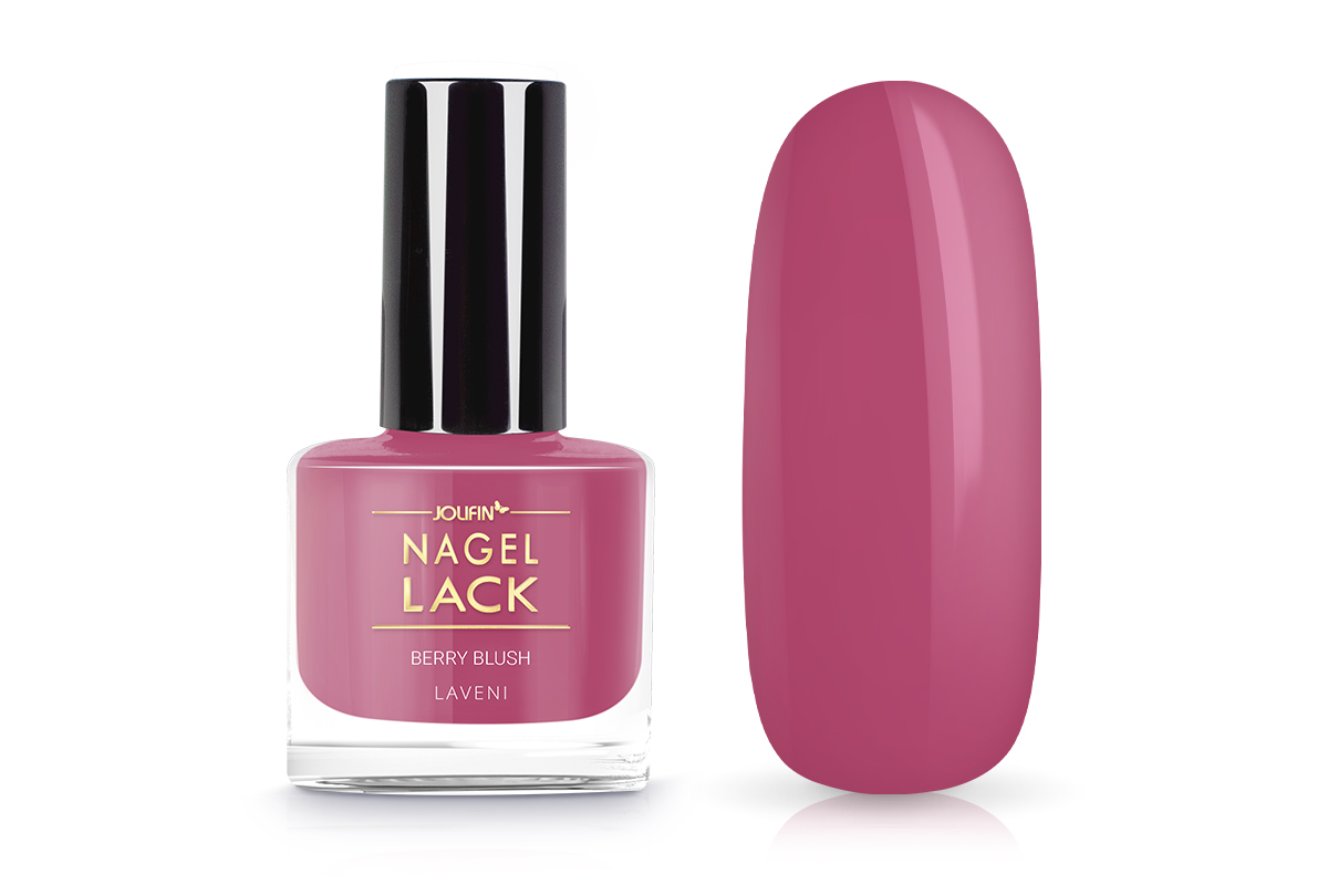 Jolifin LAVENI Nagellack - berry blush 9ml