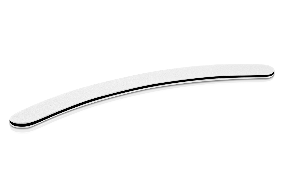 Jolifin Feile Basic - gebogen weiß 100/180