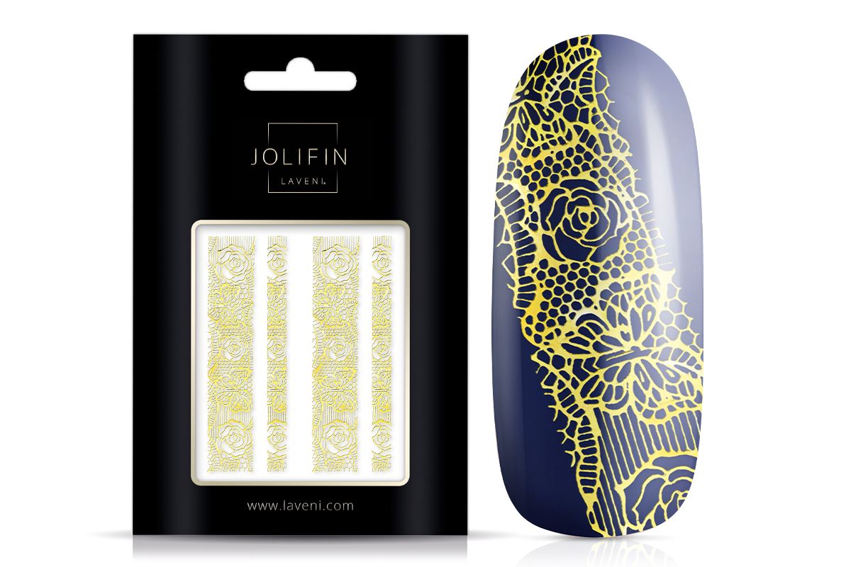 Jolifin LAVENI Lace Sticker - Gold 2