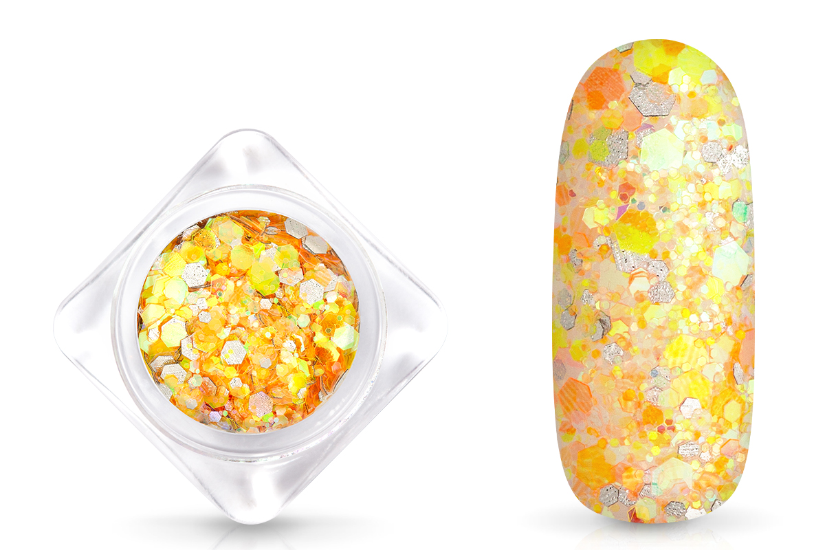 Jolifin Silver Glittermix - mirabelle