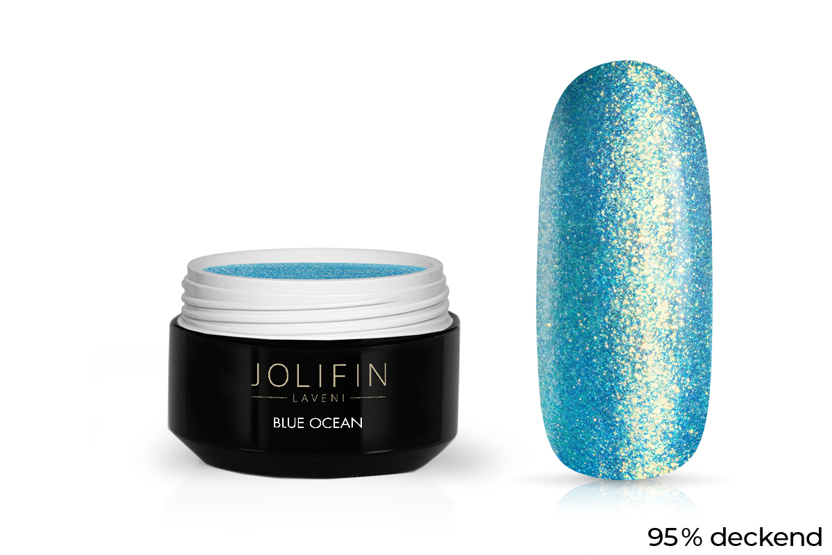 Jolifin LAVENI Farbgel - blue ocean 5ml