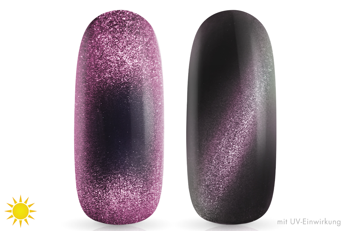 Jolifin LAVENI Shellac - Solar Cat-Eye pastell-berry 10ml