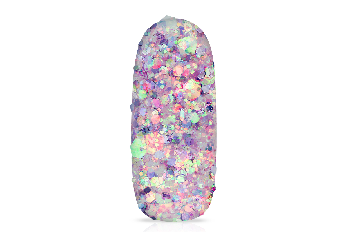 Jolifin Hexagon Glitter - illusion mauve