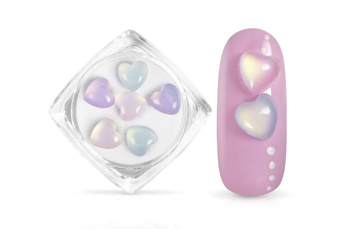 Jolifin Overlay - Aurora Cat-Eye Herzen pastell
