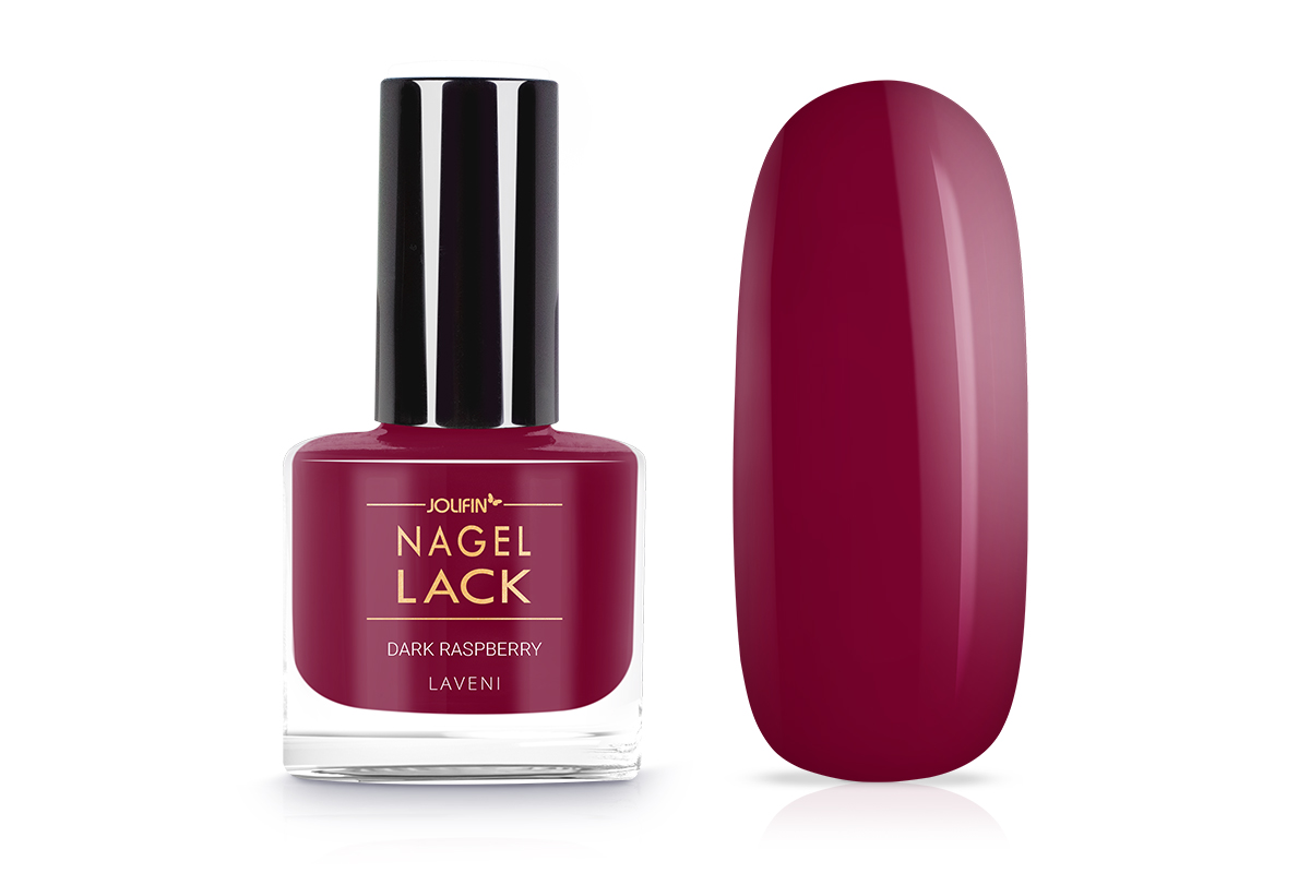 Jolifin LAVENI Nagellack - dark raspberry 9ml