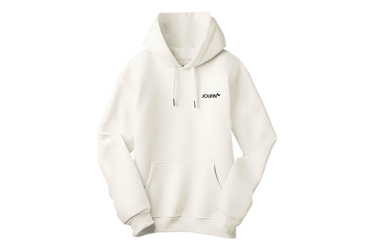 Jolifin Pullover Hoodie Off-White - Gr. M