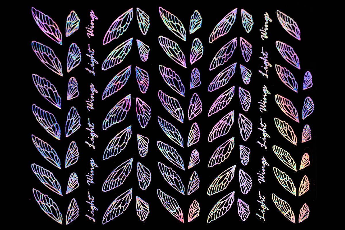 Jolifin LAVENI XL Sticker - Butterfly Hologramm Nr. 10