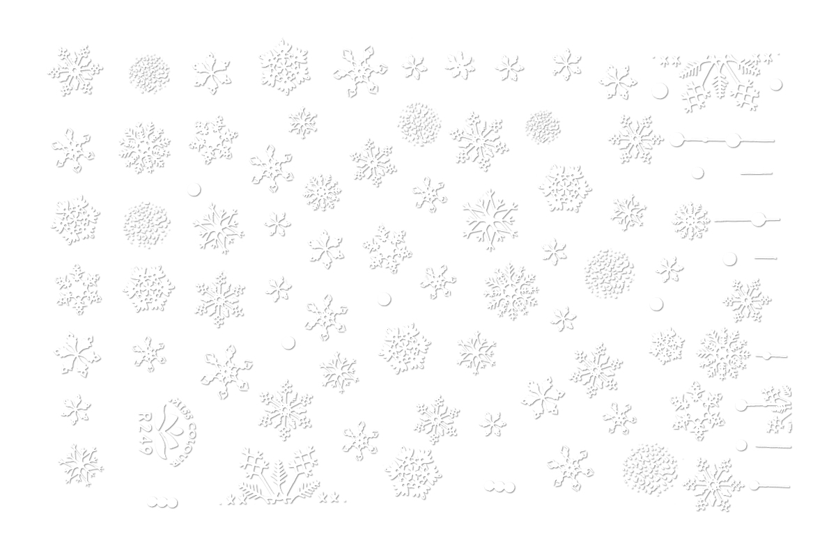 Jolifin LAVENI Christmas Sticker - Tiny snowflakes No. 2