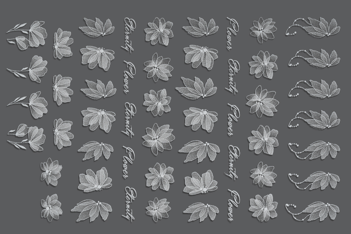 Jolifin LAVENI XL Sticker - Floral No. 1