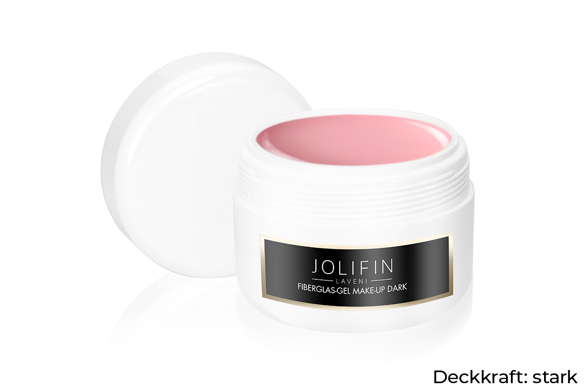 Jolifin LAVENI Refill - Fiberglas-Gel make-up dark 250ml
