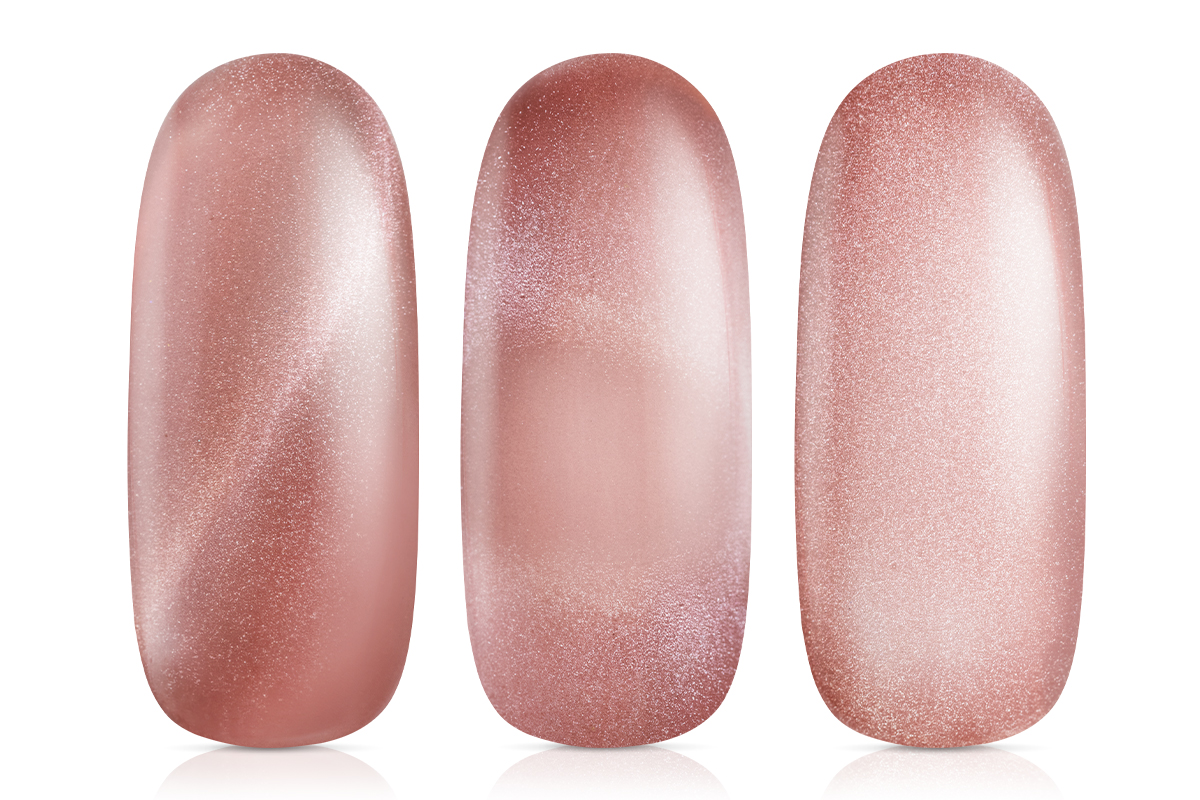 Jolifin LAVENI Shellac - Cat-Eye Satin Jelly Glas brown 10ml