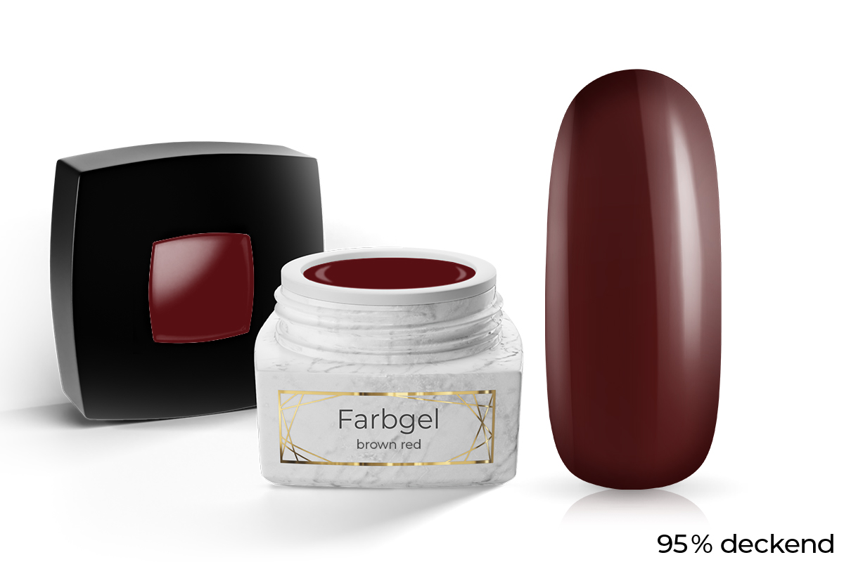 Jolifin LAVENI PRO Farbgel - brown red 5ml