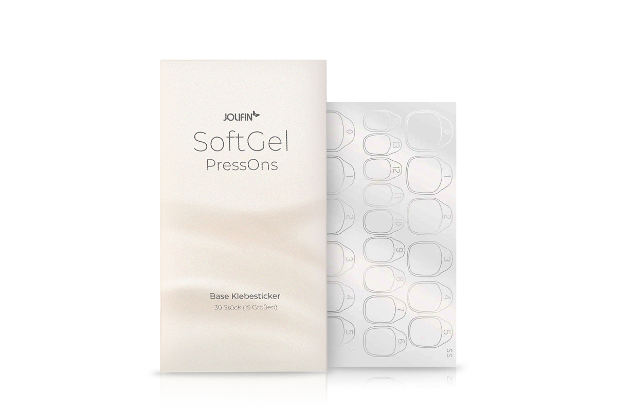 Jolifin SoftGel PressOns - Base adhesive stickers