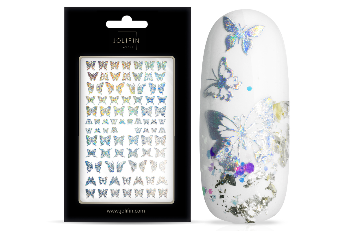 Jolifin LAVENI XL Sticker - Butterfly Hologramm Nr. 3
