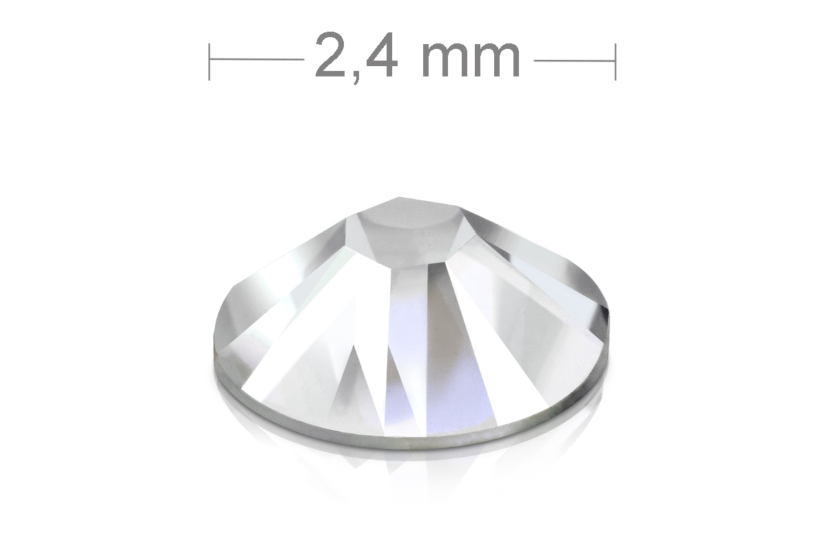 Jolifin LAVENI Rhinestones 500 pieces - clear 2,4mm