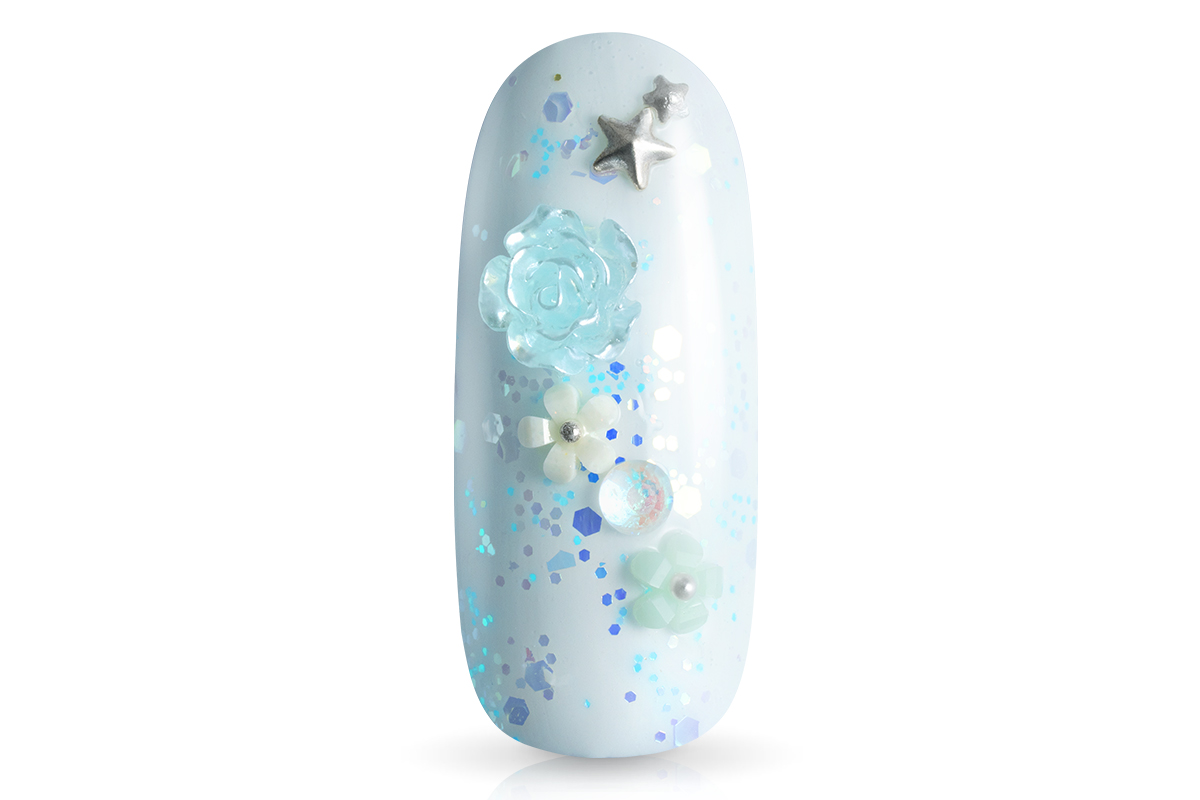 Jolifin Nailart-Display - babyblue mix