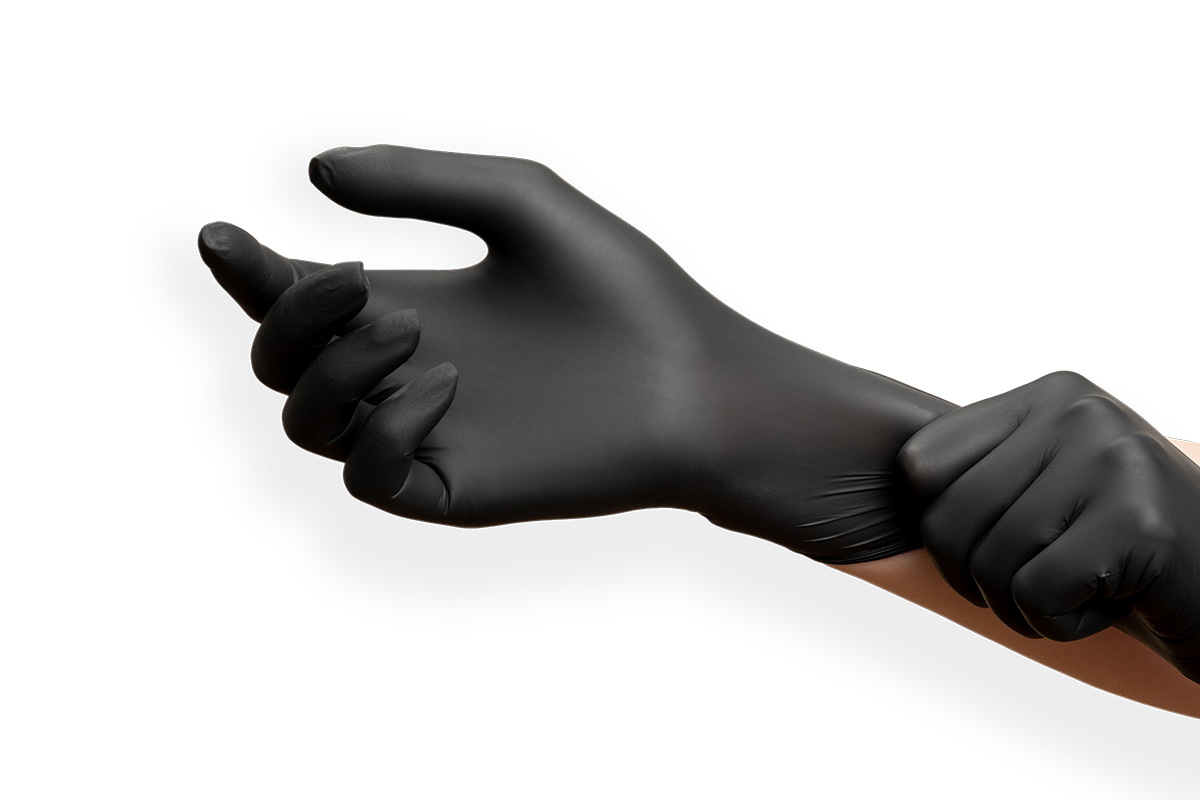 Nitrile gloves Black Pearl size XS
